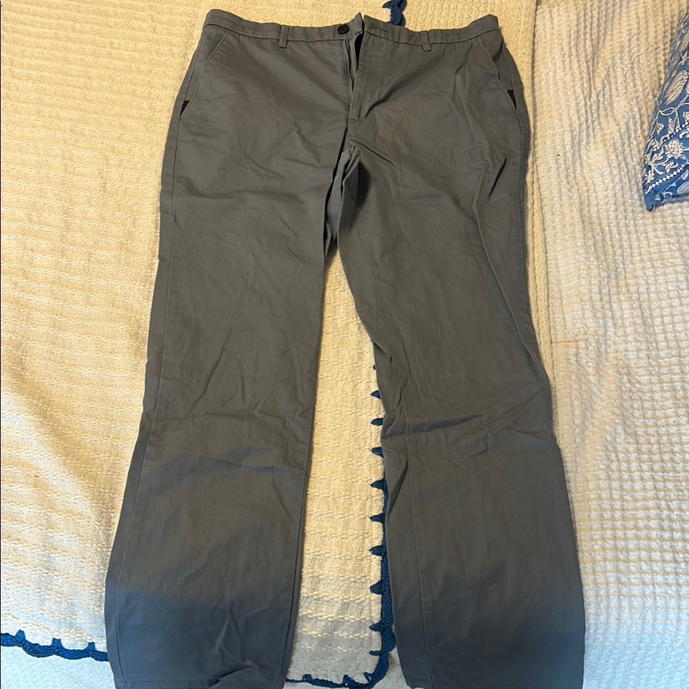 Claiborne Gray Chinos Straight Leg Casual Wear